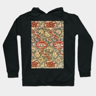 Wandle by William Morris, Vintage Textile Art Hoodie